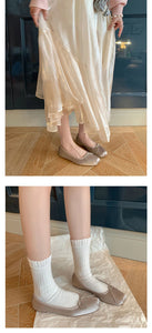 Spring Bowtie Ballet Shoes Fashion Shallow Slip On Women Flat Loafers