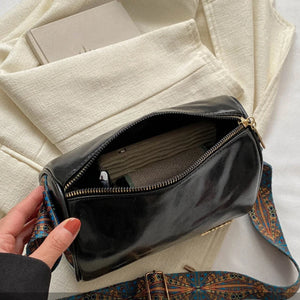 Women PU Leather Bag Retro Shoulder Strap Design Tote Bag q211