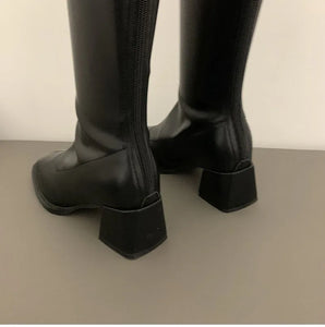 Fashion Winter Women Long Boots Pointed Toe Knee High Boots h05