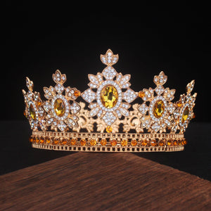 Fashion Crystal Queen King Tiaras and Crowns Wedding Headpiece Jewelry dc10 - www.eufashionbags.com
