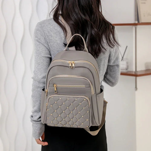 New Fashion Bagpack Women Nylon Backpacks Big Travel Back Bag Large School Bags for Teenage Girls Shoulder Bag