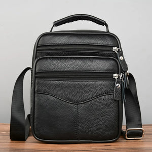 2023 Men's Bag Genuine Leather Handbags Business Shoulder Bags Men Messenger Bags Small Crossbody Bags for Man Fashion Handbag