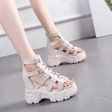 Carica l&#39;immagine nel visualizzatore di Gallery, Summer High Heel Platform Sandals Fashion Party Shoes Casual Sexy Sandals