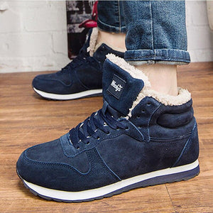Men's Sneakers With Fur Winter Shoes For Men Casual Shoes - www.eufashionbags.com
