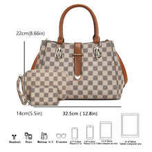 Carica l&#39;immagine nel visualizzatore di Gallery, Handbags With Bow Handbags and Purses for Women Luxury 3-piece Ladies Shoulder Bag Crossbody Tote