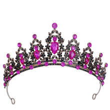 Charger l&#39;image dans la galerie, Purple Crystal Tiara For Women Wedding Crown Hair Dress Accessories Jewelry bc19 - www.eufashionbags.com