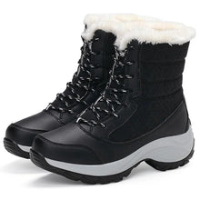 Load image into Gallery viewer, Winter Lightweight Women Boots Ankle Winter Fur Snow Shoes m15 - www.eufashionbags.com
