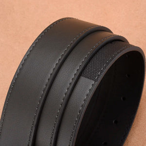 Classic PU Alloy Square Buckle Belt Fashion Business Leisure leather Belts