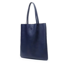 Laden Sie das Bild in den Galerie-Viewer, Genuine Leather Women&#39;s Bag Japanese Bucket Handbag Simple Retro Soft First Layer Cowhide Tote