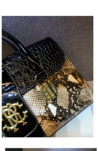 Carica l&#39;immagine nel visualizzatore di Gallery, Crocodile Leather Bag Shoulder Crossbody Tote Handbag for Women Sac A Mains Femme Hot Selling