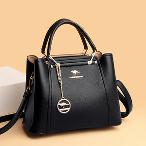 3 Layers Leather Luxury Handbags Women Bags Designer Crossbody Bags for Women 2024 Large Tote Bag Sac A Main