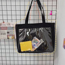 Load image into Gallery viewer, Kawaii Ita Bag Women High School Teenage Girls JK Bag Big Canvas Bag PVC Transparent itabag Shoulder Bag