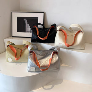 Fashion Retro Women Pillow Handbags 2024 Vintage PU Leather Pillow Crossbody Bags Silver Shoulder Bags
