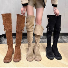 画像をギャラリービューアに読み込む, Fashion Slip On Long Boots Winter Women Over the Knee High Boots Shoes h03