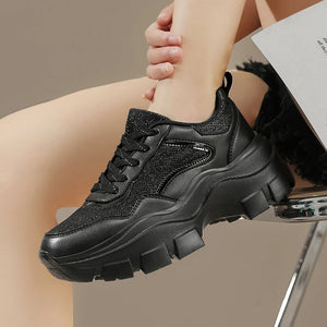 Casual Thick Sloe Women Sneakers Platform Shoes Walking Sports Shoes k06