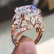 Load image into Gallery viewer, Luxury Square CZ Rings for Women Wedding Jewelry Gift hr63 - www.eufashionbags.com