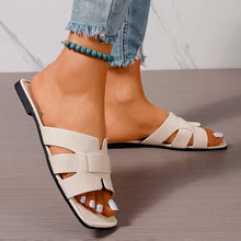 Laden Sie das Bild in den Galerie-Viewer, Summer Women Slippers Fashion Beach Flats Shoes 2024 New Casual Sandals Dress Walking Flip Flops Open Toe Slides Mujer Zapatos