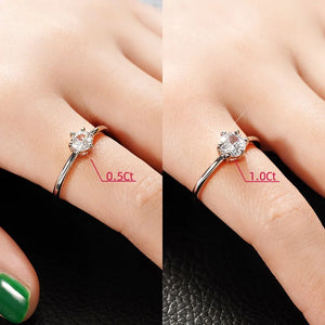Hot Sale Cubic Zirconia Rings Women's Accessories for Engagement Wedding Jewelry