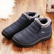 Load image into Gallery viewer, Plus Size Men Snow Boots Men&#39;s Warm Fur Winter Shoes Waterproof Ankle Boots m25 - www.eufashionbags.com