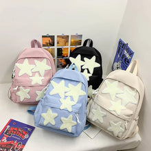 画像をギャラリービューアに読み込む, Women&#39;s Casual School Backpack Five-Stars Shoulder Bags For Teenagers Girls w111