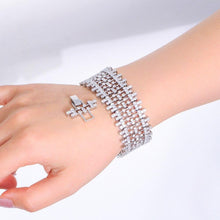 画像をギャラリービューアに読み込む, Genuine Top African Dubai Cubic Zirconia Bracelet Bangle for women cw33 - www.eufashionbags.com