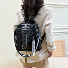 Charger l&#39;image dans la galerie, Luxury Women&#39;s Backpacks 2024 Fashion Element Design Backpack Multi Functional Large Travel Mochilas Sac A Dos