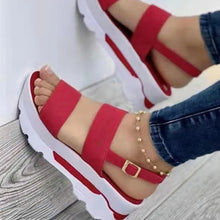 画像をギャラリービューアに読み込む, Women Lightweight Heels Sandals Summer Shoes For Women Wedge Platform Sandals
