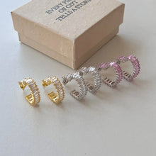 画像をギャラリービューアに読み込む, Charms Retro 925 Sterling Silver Earrings Gift Personality Heart Shaped Love Design for Women x21