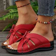 画像をギャラリービューアに読み込む, Women&#39;s Sandals Summer 2024 New Slip On Summer Shoes For Women Low Heels Sandals Women Slippers Elegant Woman Heeled Shoes Trend