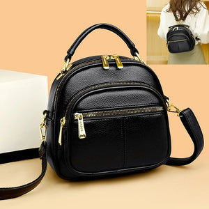 Luxury multifunction Backpack Women High quality Leather Tote Casual Large Shoulder Crossbody Bags a152