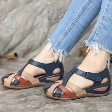 Carica l&#39;immagine nel visualizzatore di Gallery, Women Sandals Soft Summer Shoes For Women Low Heels Sandals Summer Elegant Woman Heeled Shoes Lightweight Heel Footwear Women&#39;s