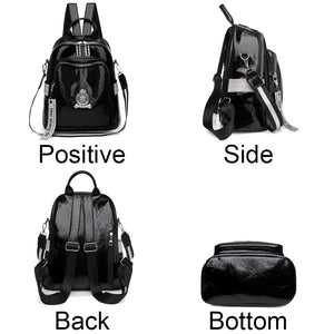 Hardware LOGO Backpacks Fashionable Large Multifunctional Backpack Women's Travel Backpack Mochilas