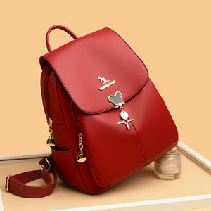 Large Women Backpack Purses High Quality Leather Female Vintage Bag School Bags Travel Bagpack Bookbag Rucksacks