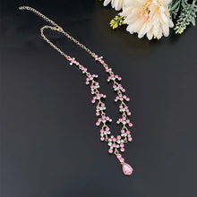 画像をギャラリービューアに読み込む, Baroque Crystal Wedding Jewelry Sets Women Rhinestone Necklace Earrings Set a54