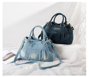 New Large Casual women Handbag Denim Shoulder messenger Bag n38 - www.eufashionbags.com