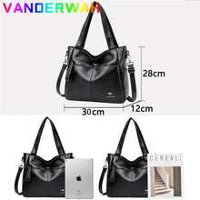 Load image into Gallery viewer, Luxury Casual Tote Women Bag High Quality Leather Ladies Hand Bags for Women Shoulder Bag Big Crossbody Bags Sac A Main