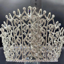 画像をギャラリービューアに読み込む, Luxury Rhinesotne Crystal Queen Tiara Crowns Women Wedding Headpiece y59