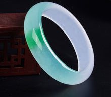 Cargar imagen en el visor de la galería, Top quality Ice Grade Natural Jade Bangle Burmese Jadeite Bangles Women Fine Jewelry