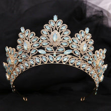 画像をギャラリービューアに読み込む, 12 Colors New Baroque Princess Opal Crystal Tiara Crown Wedding Party Hair Accessories Jewelry g03 - www.eufashionbags.com