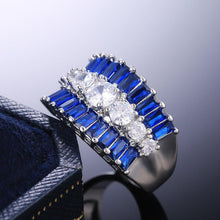 Load image into Gallery viewer, 2023 New Fashion Blue Zircon Fashion Ring for Women Party Gift Jewelry mr21 - www.eufashionbags.com