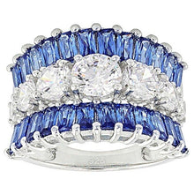 Carica l&#39;immagine nel visualizzatore di Gallery, 2023 New Fashion Blue Zircon Fashion Ring for Women Party Gift Jewelry mr21 - www.eufashionbags.com