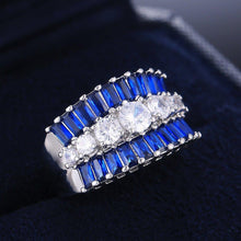 Carica l&#39;immagine nel visualizzatore di Gallery, 2023 New Fashion Blue Zircon Fashion Ring for Women Party Gift Jewelry mr21 - www.eufashionbags.com
