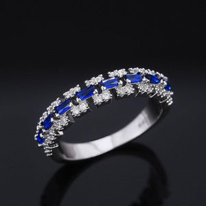 2023 New Fashion Blue Zircon Ring Love To Give Women Gift Jewelry mr22 - www.eufashionbags.com