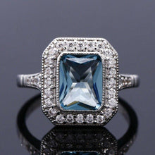 Cargar imagen en el visor de la galería, 2023 New Trendy Blue Rectangle Ring for Women mr19 - www.eufashionbags.com