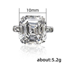 Load image into Gallery viewer, 2023 New Trendy Silver Color Princess Engagement Wedding Ring for Women mr12 - www.eufashionbags.com