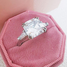 Carica l&#39;immagine nel visualizzatore di Gallery, 2023 New Trendy Silver Color Princess Engagement Wedding Ring for Women mr12 - www.eufashionbags.com