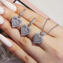 Load image into Gallery viewer, 2pcs Trendy Round Crystal Wedding Jewelry Set For women mj10 - www.eufashionbags.com