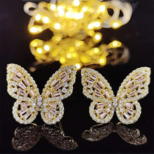 Load image into Gallery viewer, 3pcs Luxury Butterfly Bridal Dubai Jewelry Set For Women Jewelry Gift mj16 - www.eufashionbags.com