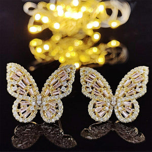 3pcs Luxury Butterfly Bridal Dubai Jewelry Set For Women Jewelry Gift mj16 - www.eufashionbags.com