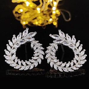 3pcs Luxury Marquise Leaf Wedding Jewelry sets For Women Gift Jewelry mj18 - www.eufashionbags.com